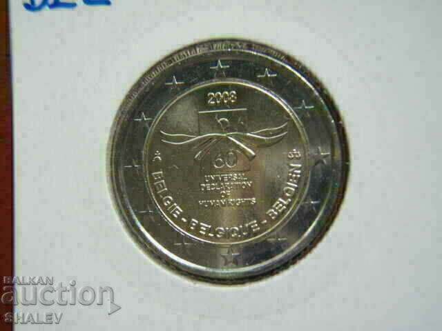 Auction 2 euro 2008 Belgium "60 years" /Belgium/ - Unc (2 euro) Auction 2 euro 2008 Belgium "60 years" /Belgium/ - Unc (2 euro)