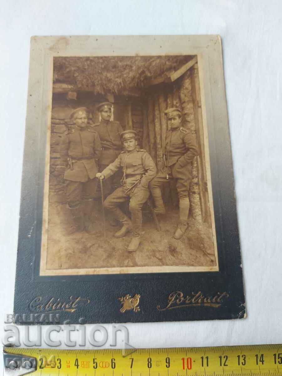 СТАРА ВОЕННА ФОТОГРАФИЯ - КАРТОН с цена € 20.99 | 41.05 лв.