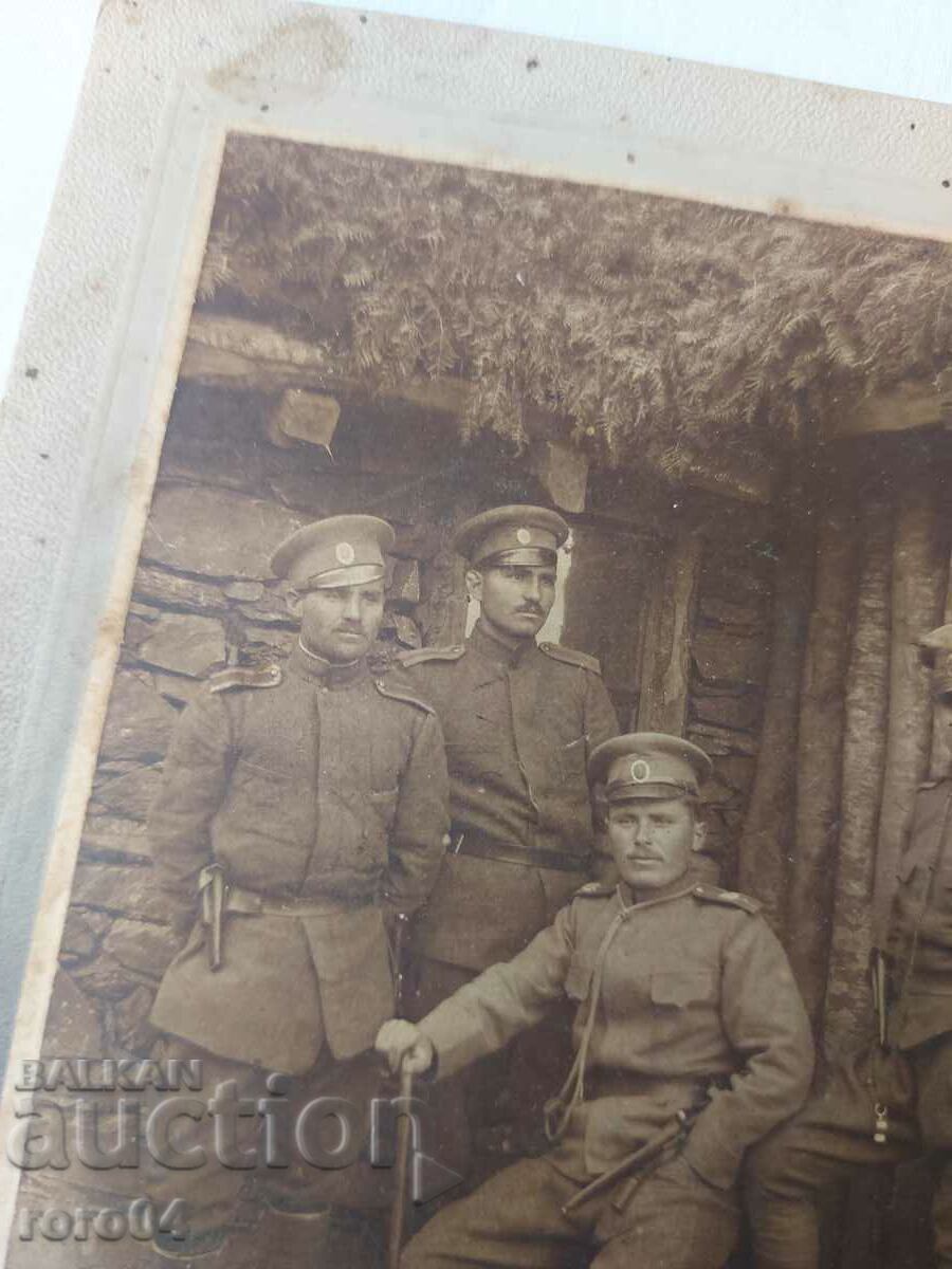 СТАРА ВОЕННА ФОТОГРАФИЯ - КАРТОН - 5