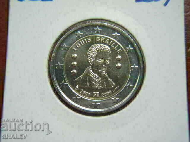2 euro 2009 Belgia "Braille" /Belgia/ - Unc (2 euro) 2 euro 2009 Belgia "Braille" /Belgia/ - Unc (2 euro)