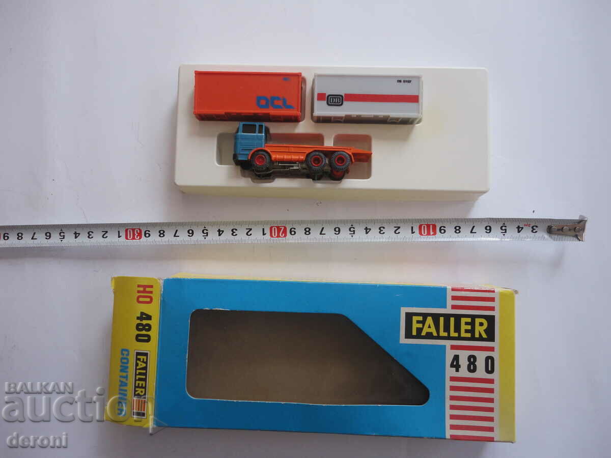 Delivery of Falleer 480 toy container truck