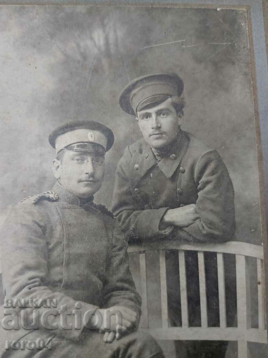 FOTOGRAFIE MILITARĂ VECHE – CARTON - 7 FOTOGRAFIE MILITARĂ VECHE – CARTON - 7