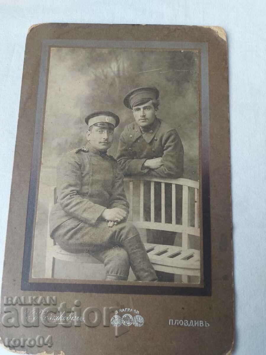 OLD MILITARY PHOTOGRAPHY - CARDBOARD