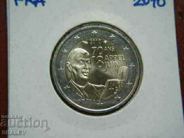 Delivery of 2 euro 2010 France "70 years" /France/ - Unc (2 euro) Delivery of 2 euro 2010 France "70 years" /France/ - Unc (2 euro)