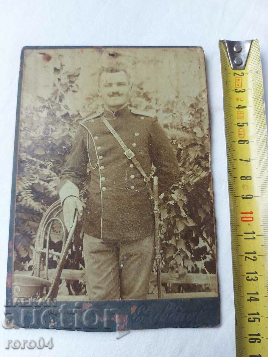 СТАРА ВОЕННА ФОТОГРАФИЯ - КАРТОН