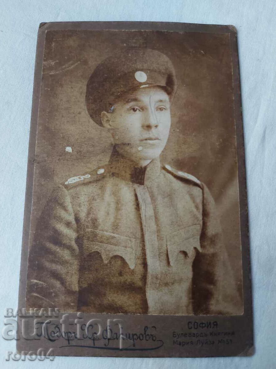 СТАРА ВОЕННА ФОТОГРАФИЯ - КАРТОН - 5
