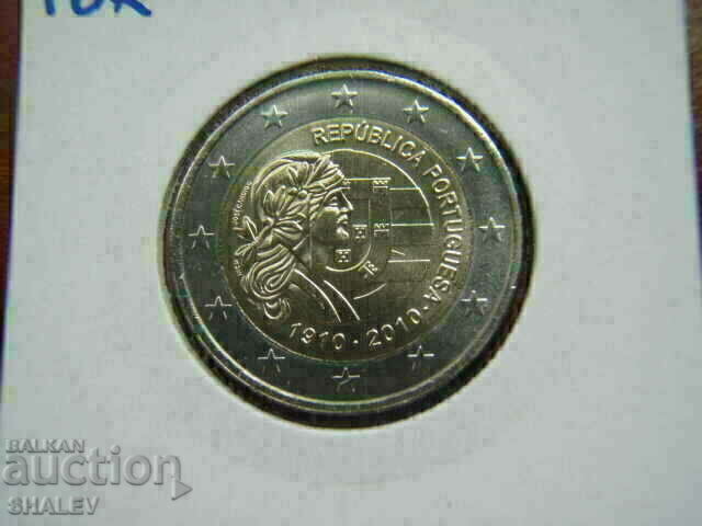 Auction 2 euro 2010 Portugal "100 years" /Portugal/ - Unc (2 euro) Auction 2 euro 2010 Portugal "100 years" /Portugal/ - Unc (2 euro)