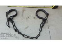 EXCELLENT SOLID FORGED SHACKS, HANDcuffs, BUCKAY SHACKS