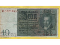 1929 Bancnotă de 10 mărci Germania