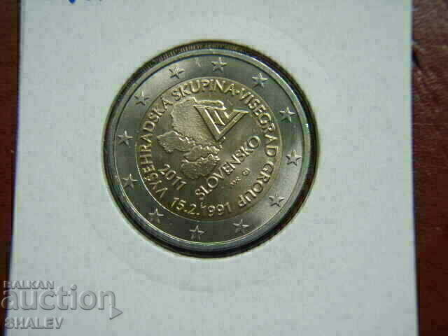 Аукцион 2 euro 2011 Slovakia "20 years" /Словакия/ - Unc (2 евро)