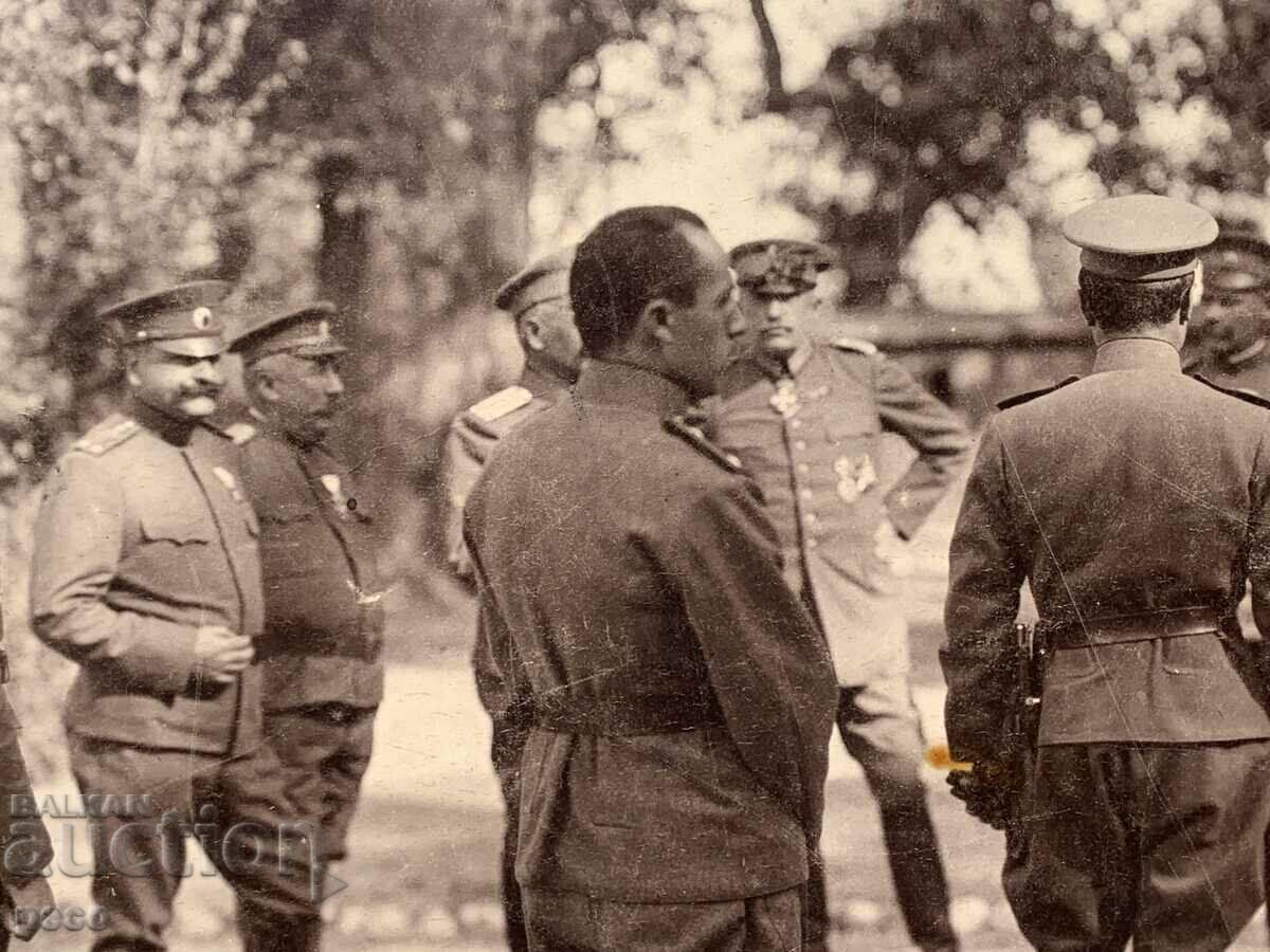 Delivery of August von Mackensen Rousseau photographer at the headquarters of the 1st Army