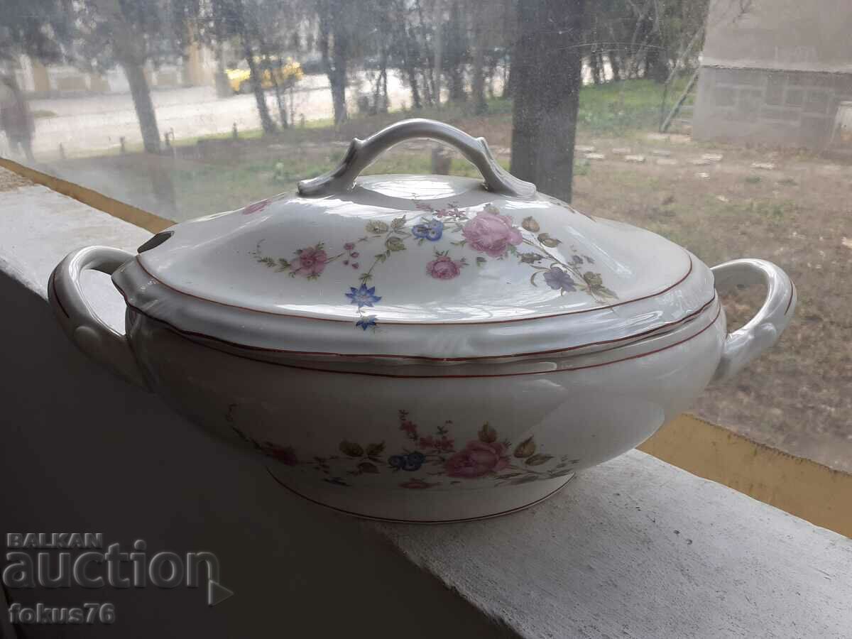 Large bowl Bulgarian porcelain with markings with price 79.00 BGN | € 40.39