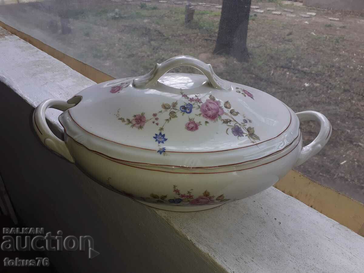 Delivery of Large bowl Bulgarian porcelain with markings