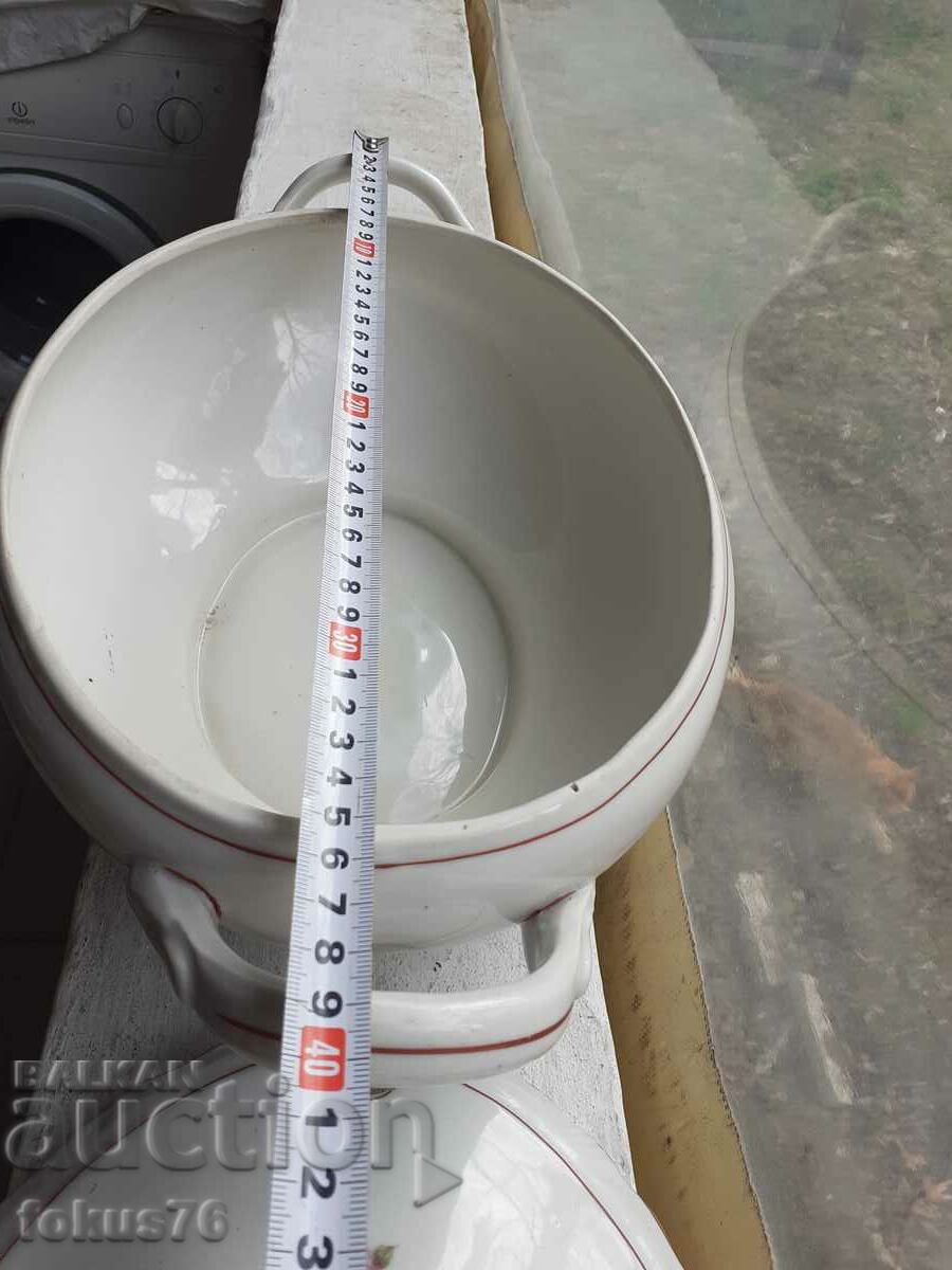 Large bowl Bulgarian porcelain with markings - 6