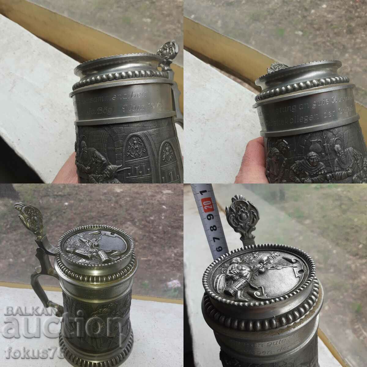 A great old collectible German beer mug - 7 A great old collectible German beer mug - 7