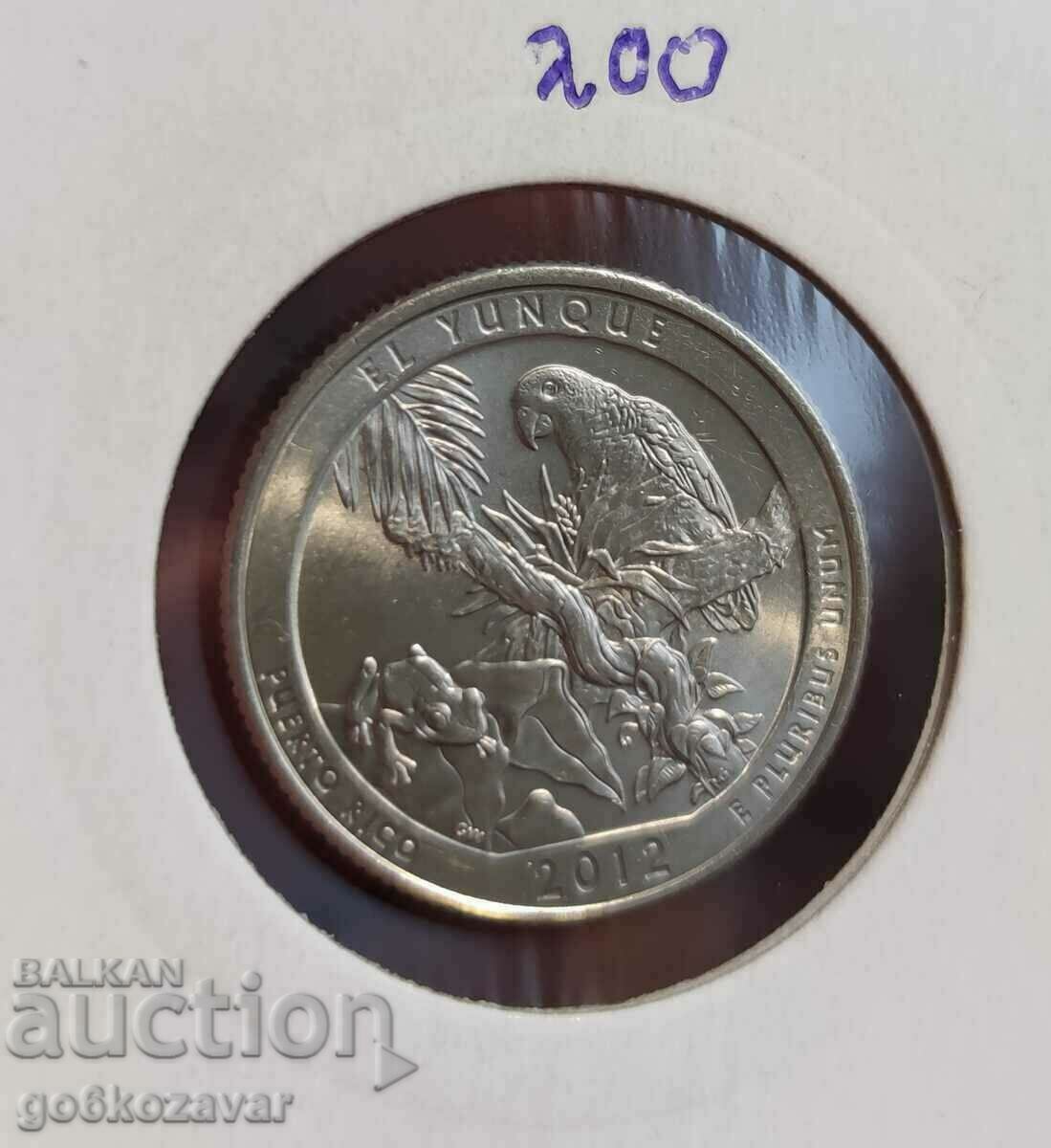 USA 25 cents 2012 Jubilee UNC