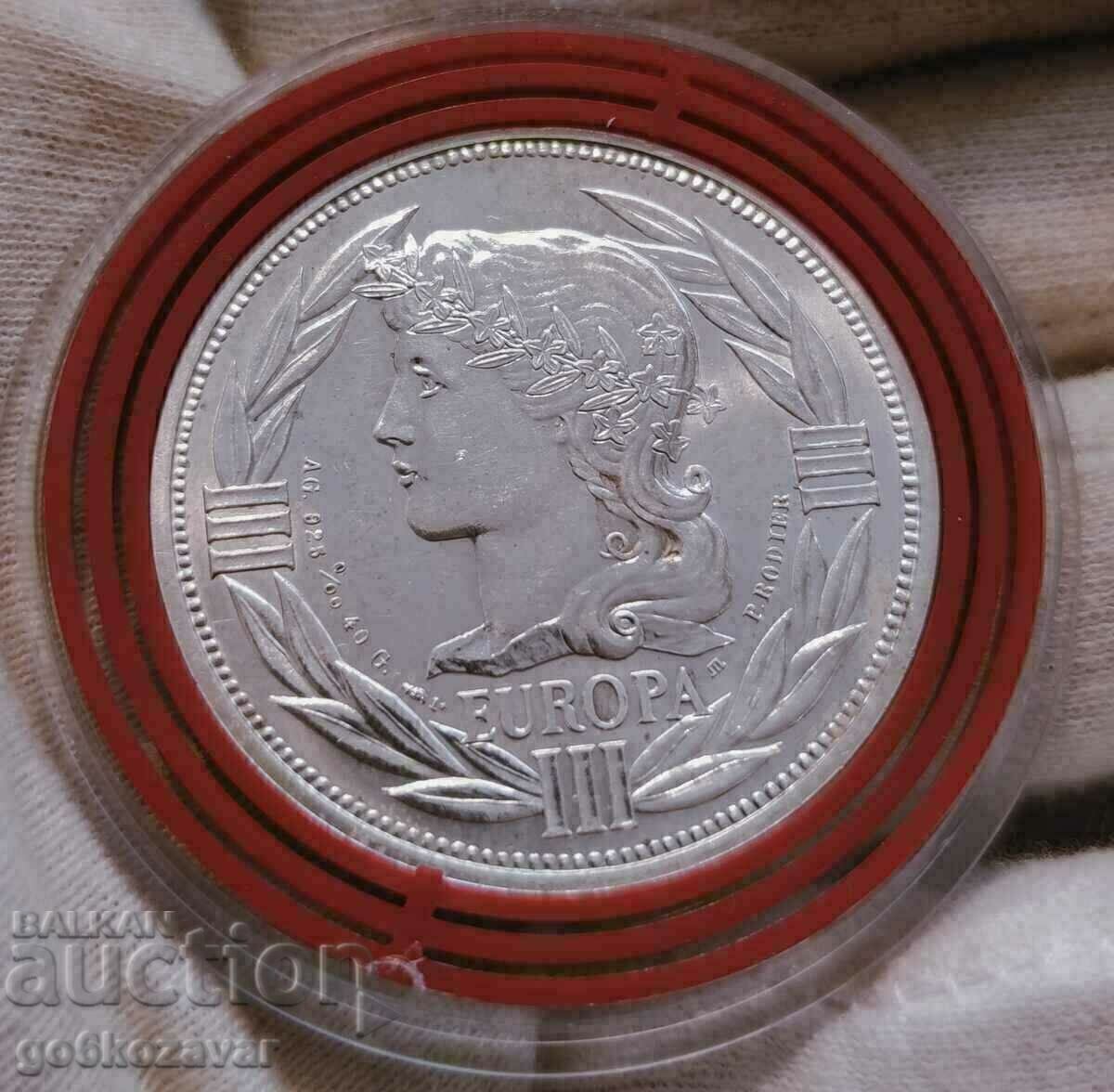 France ECU Medal 1985 Silver 0.925 - 40g France ECU Medal 1985 Silver 0.925 - 40g