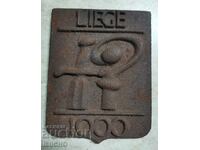 plaque - cast iron