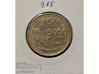 Τουρκία 5000 λίρες 1994