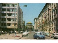 Old postcard - Sofia, Al. Stamboliyski street, Warsaw street