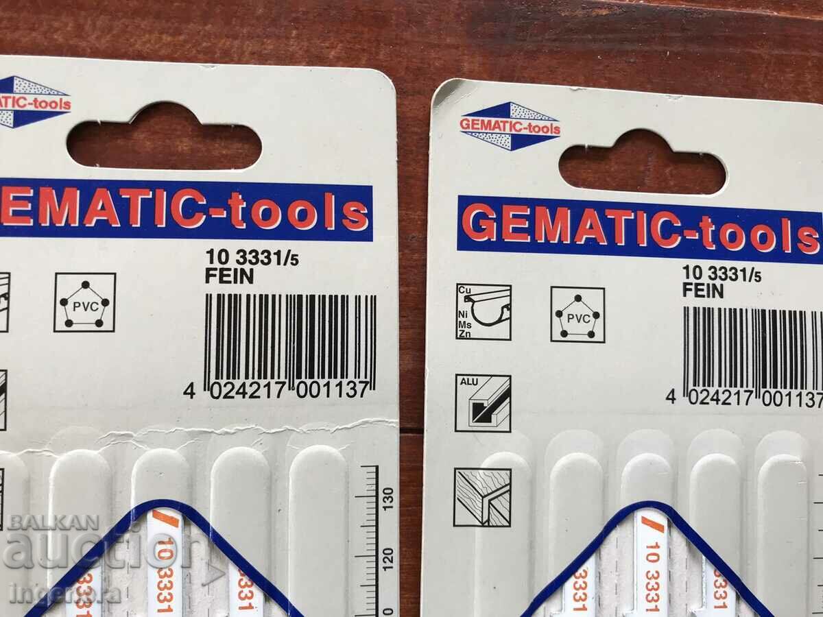 JIG SAW KNIFE "GEMATIC"-FOR FEIN-10 BR NEW with price 7.00 BGN | € 3.58