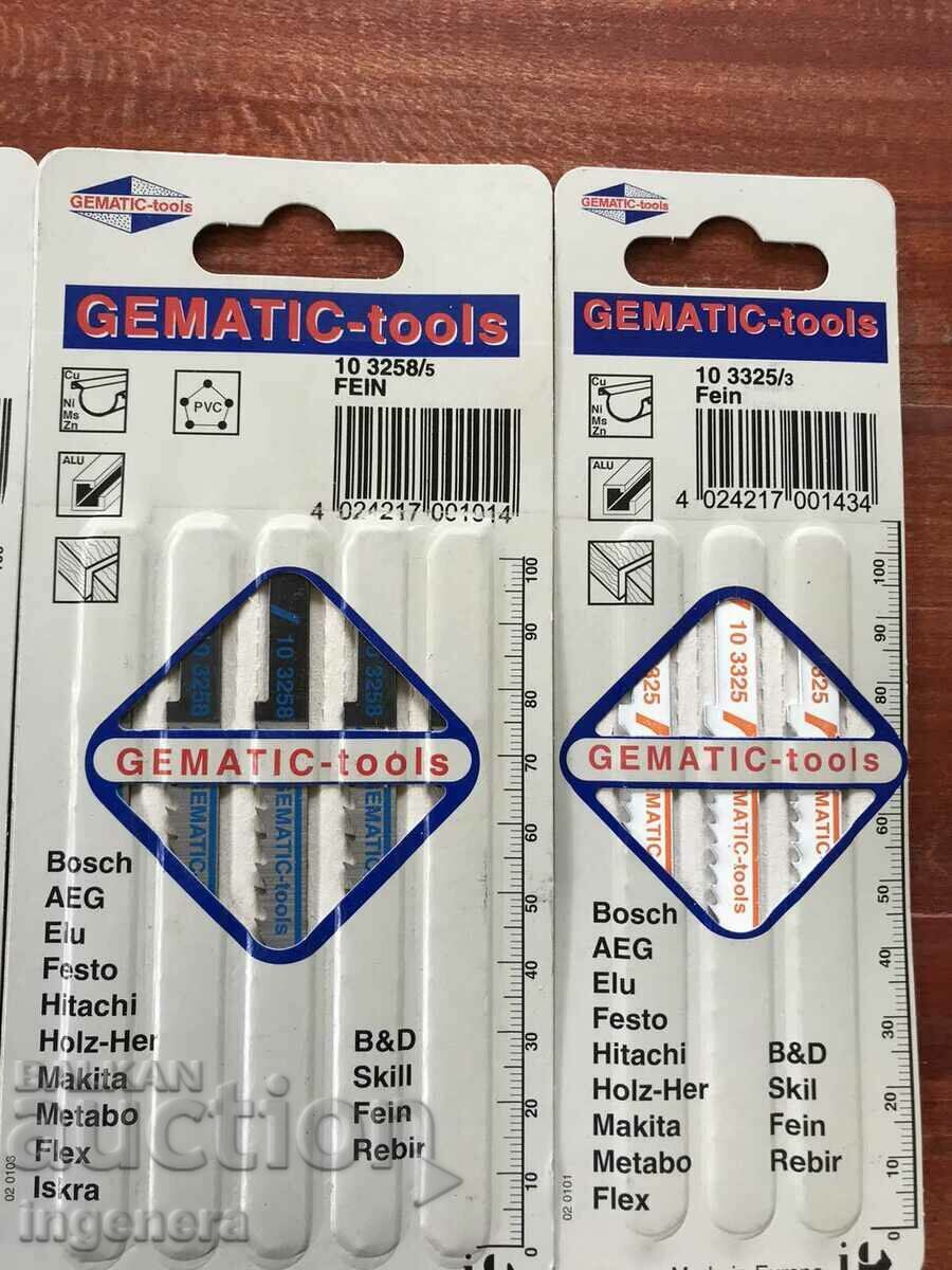Delivery of JIG SAW KNIFE "GEMATIC"-FOR FEIN-28 BR METAL WOOD Delivery of JIG SAW KNIFE "GEMATIC"-FOR FEIN-28 BR METAL WOOD