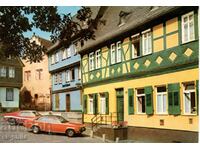 Old postcard - Frankfurt, Limousines