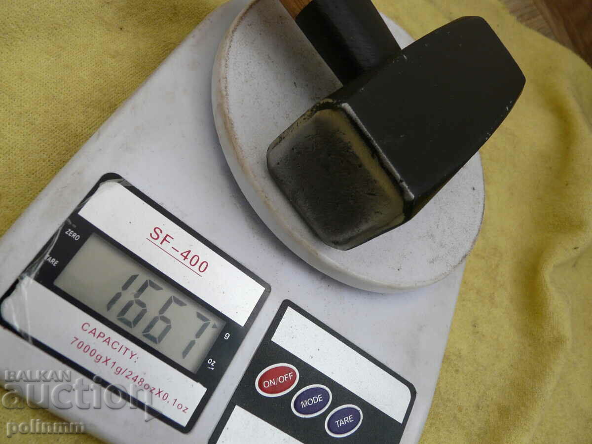 Old German blacksmith's hammer - 192 - 6