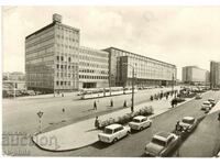 Παλιά καρτ ποστάλ - επιβατικά αυτοκίνητα Λειψίας, Trabant και Wartburg