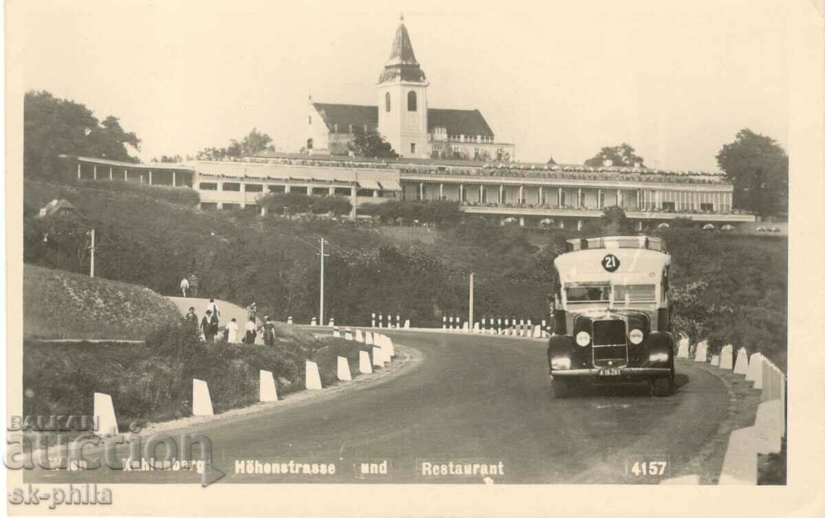 Παλιά καρτ ποστάλ - Kallenberg, παλιό λεωφορείο