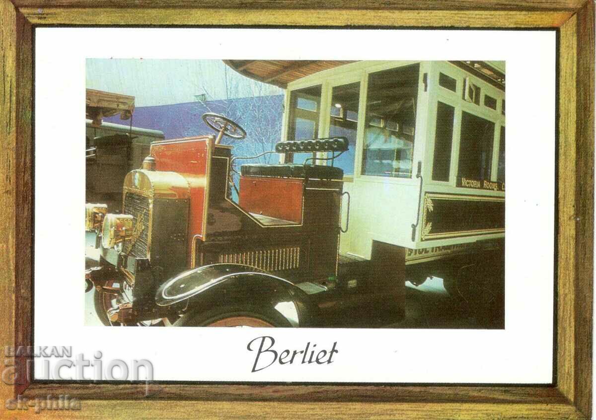 Παλιά καρτ ποστάλ - Berlier - το πρώτο λεωφορείο