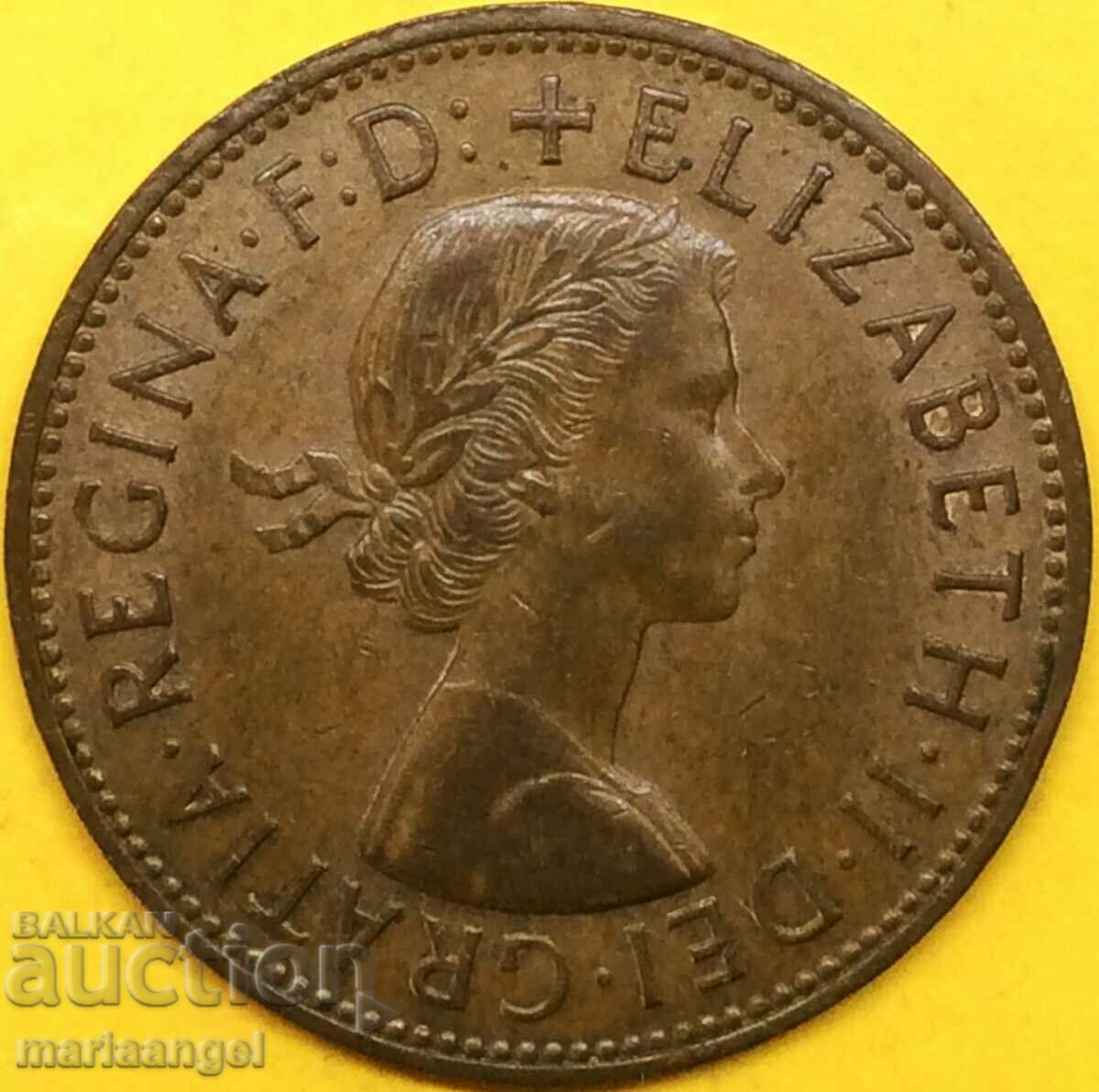 Marea Britanie 1 penny 1967 30mm bronz
