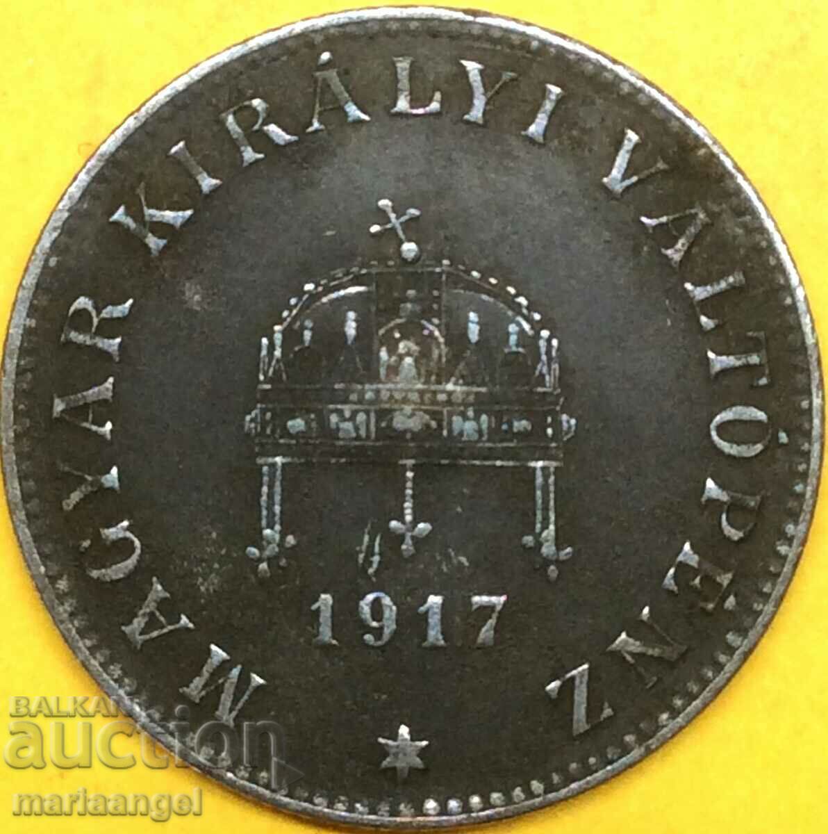 Унгария 20 филера 1917