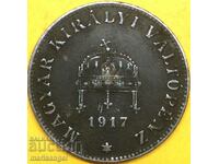 Hungary 20 fillers 1917