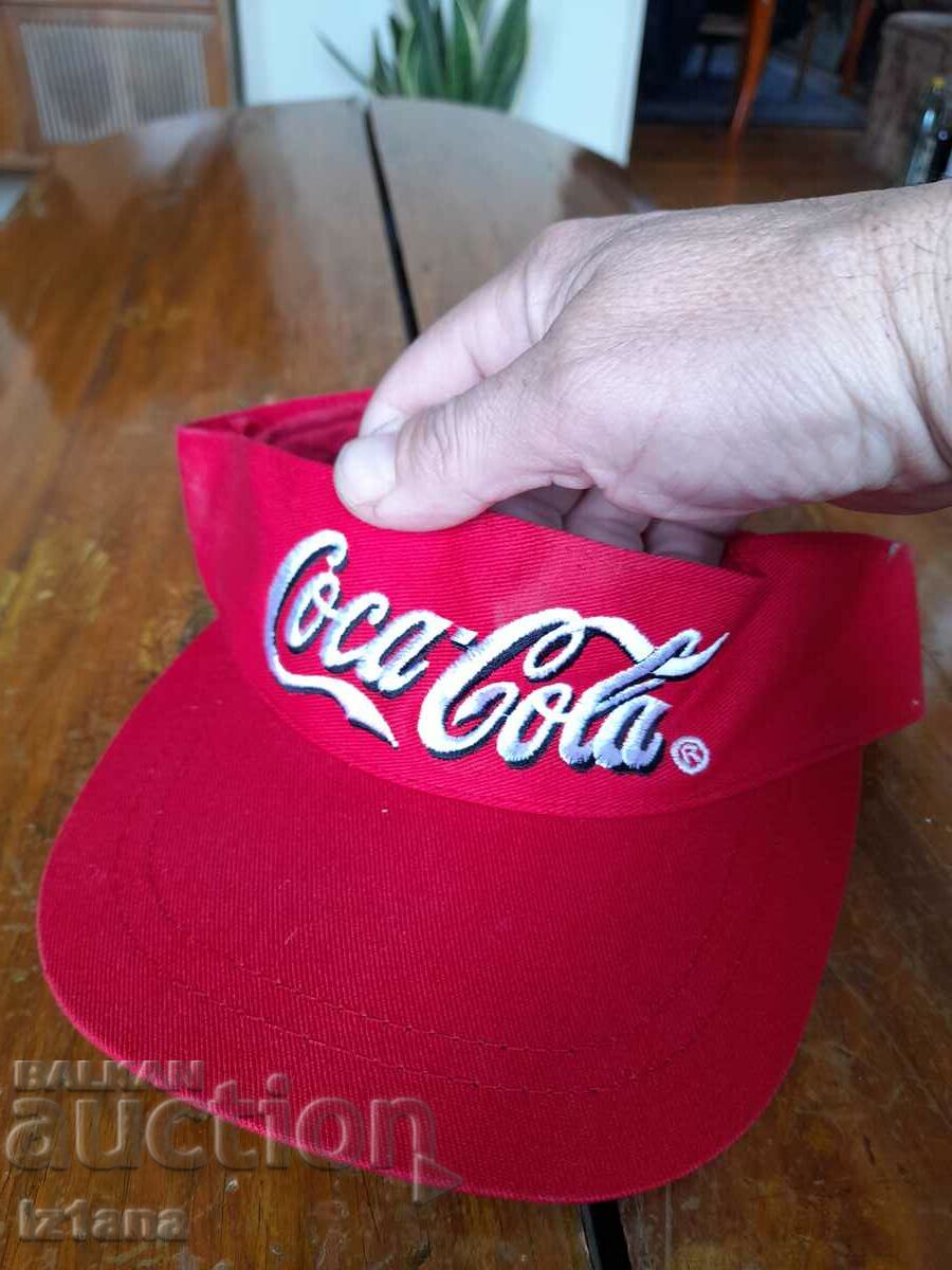 Old hat, umbrella Coca Cola, Coca Cola with price 25.00 BGN | € 12.78 Old hat, umbrella Coca Cola, Coca Cola with price 25.00 BGN | € 12.78