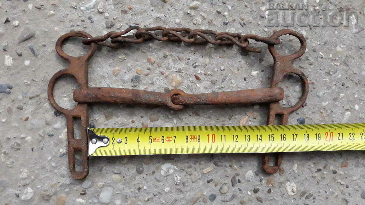Auction Hand forged cavalry horse bridle Auction Hand forged cavalry horse bridle