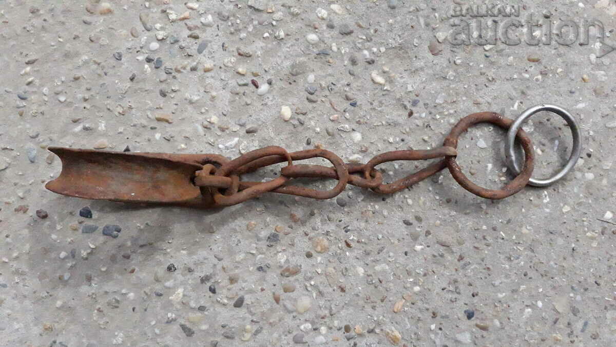 Auction  Old hand forged beads, chains, pranks, chains