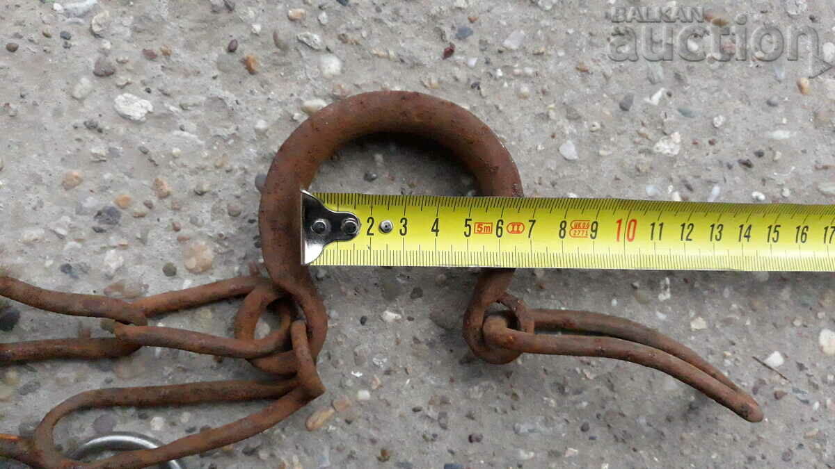 Old hand forged beads, chains, pranks, chains - 5