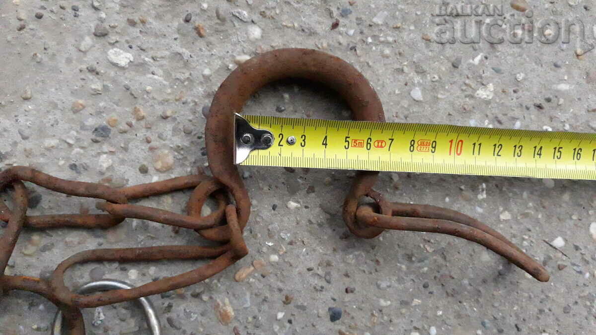 Old hand forged beads, chains, pranks, chains - 6