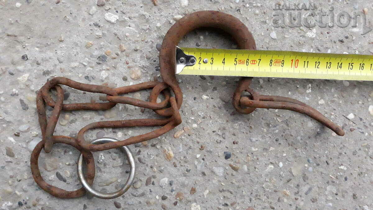 Old hand forged beads, chains, pranks, chains - 7