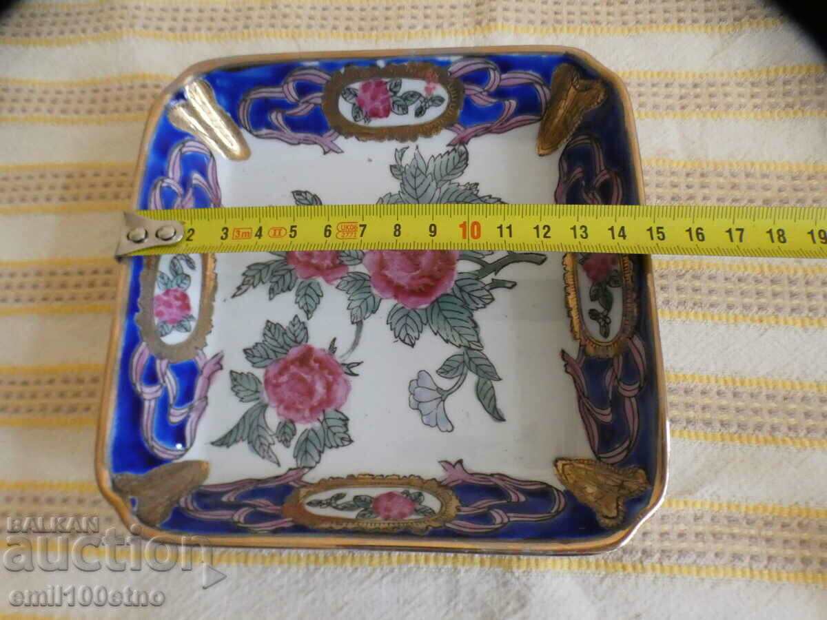 Hand painted decoration plate Murata art Vancouver Canada - 6