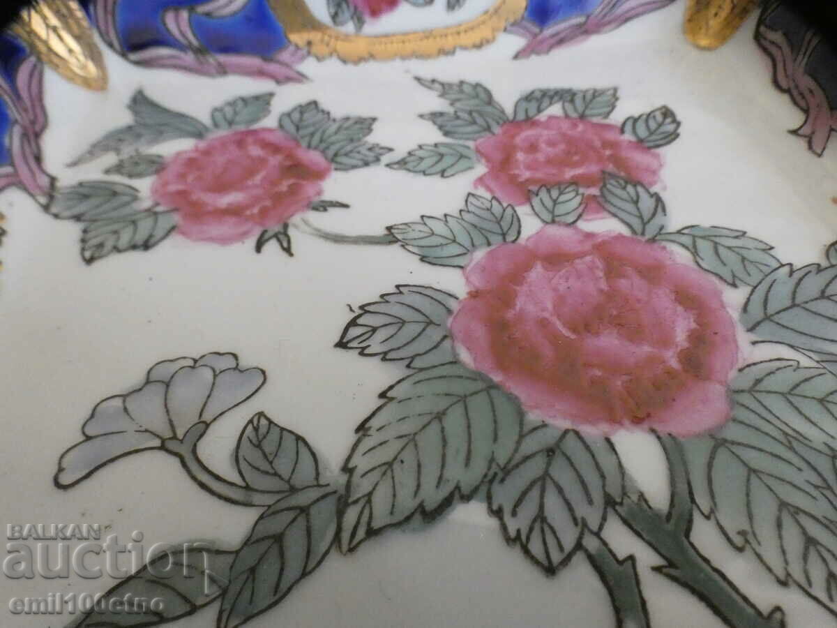 Hand painted decoration plate Murata art Vancouver Canada - 7