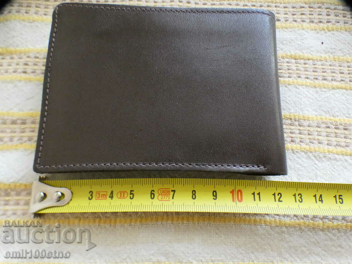 Auction Leather wallet BGA Balkan Auction Leather wallet BGA Balkan