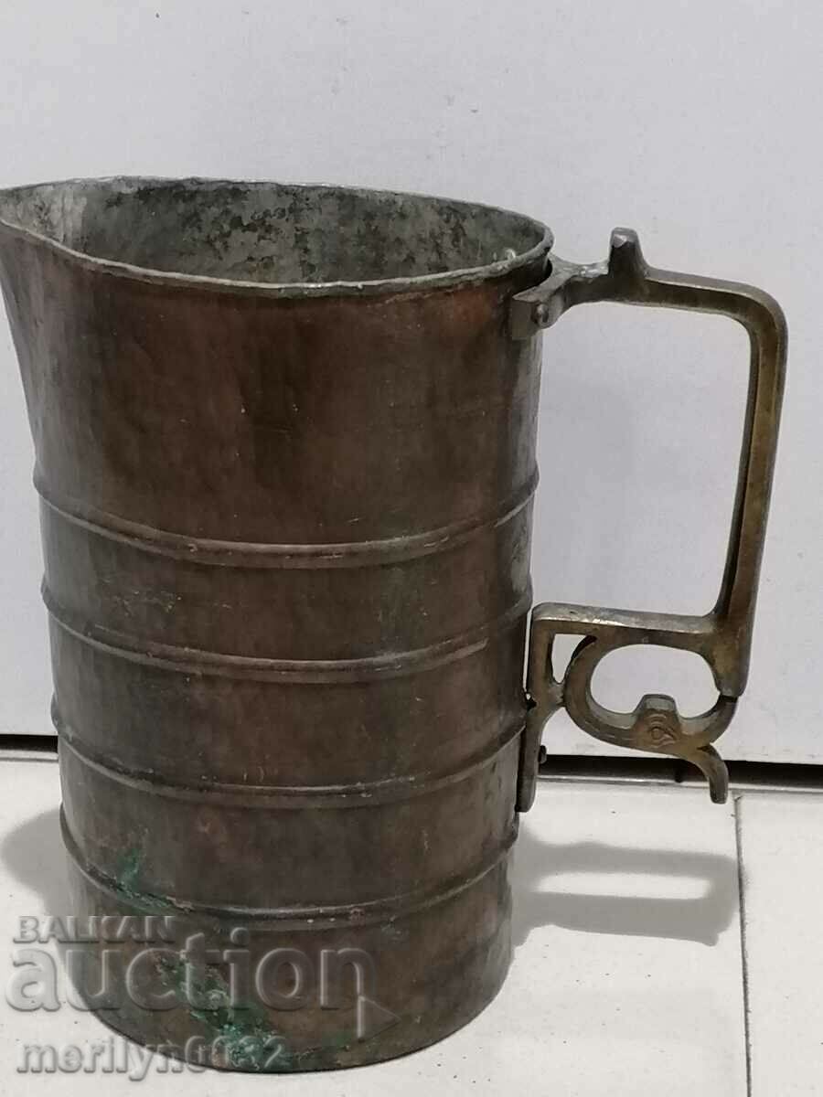 Copper tinned jug copper, copper vessel cup goblet Copper tinned jug copper, copper vessel cup goblet