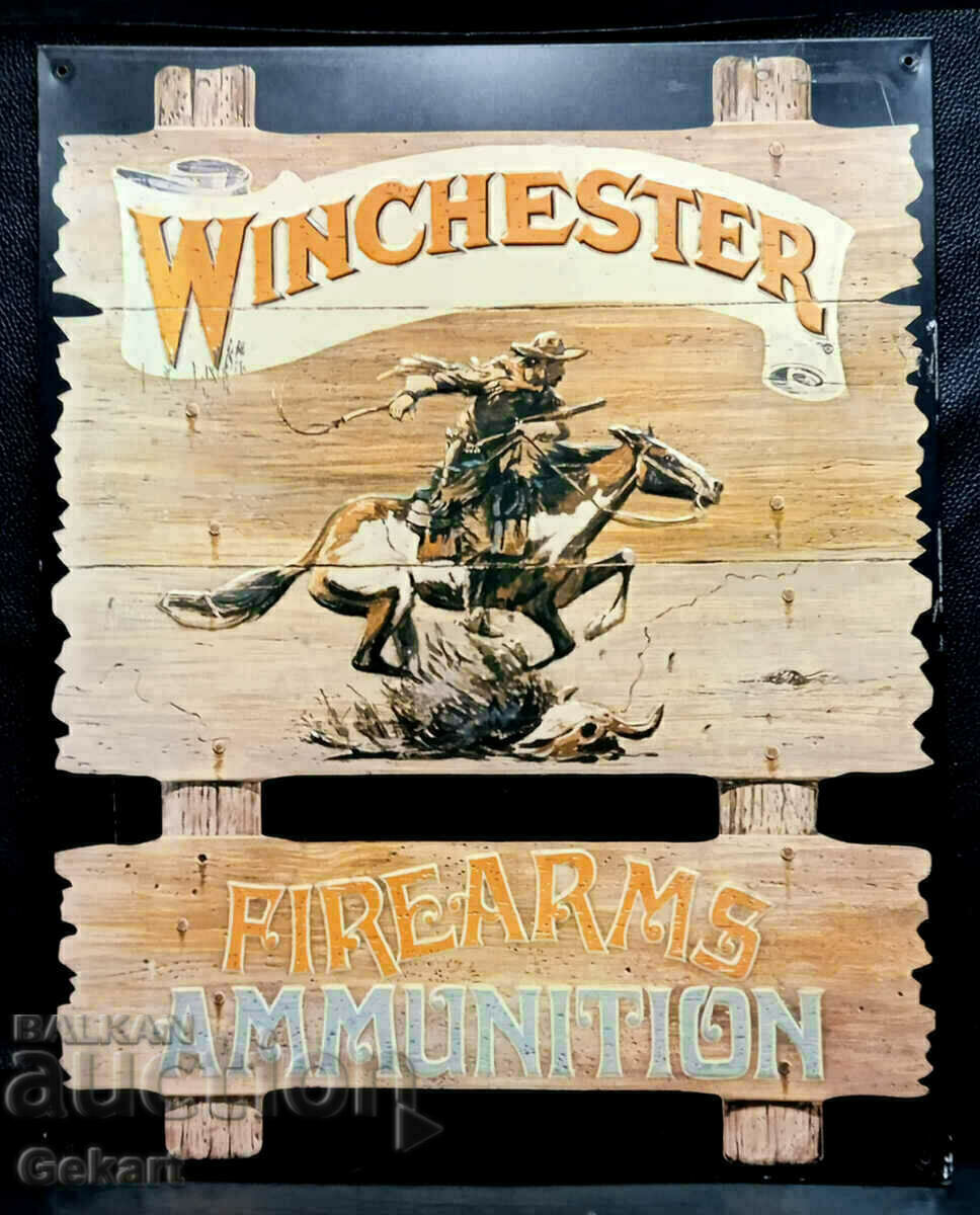 Metal Sign WINCHESTER USA