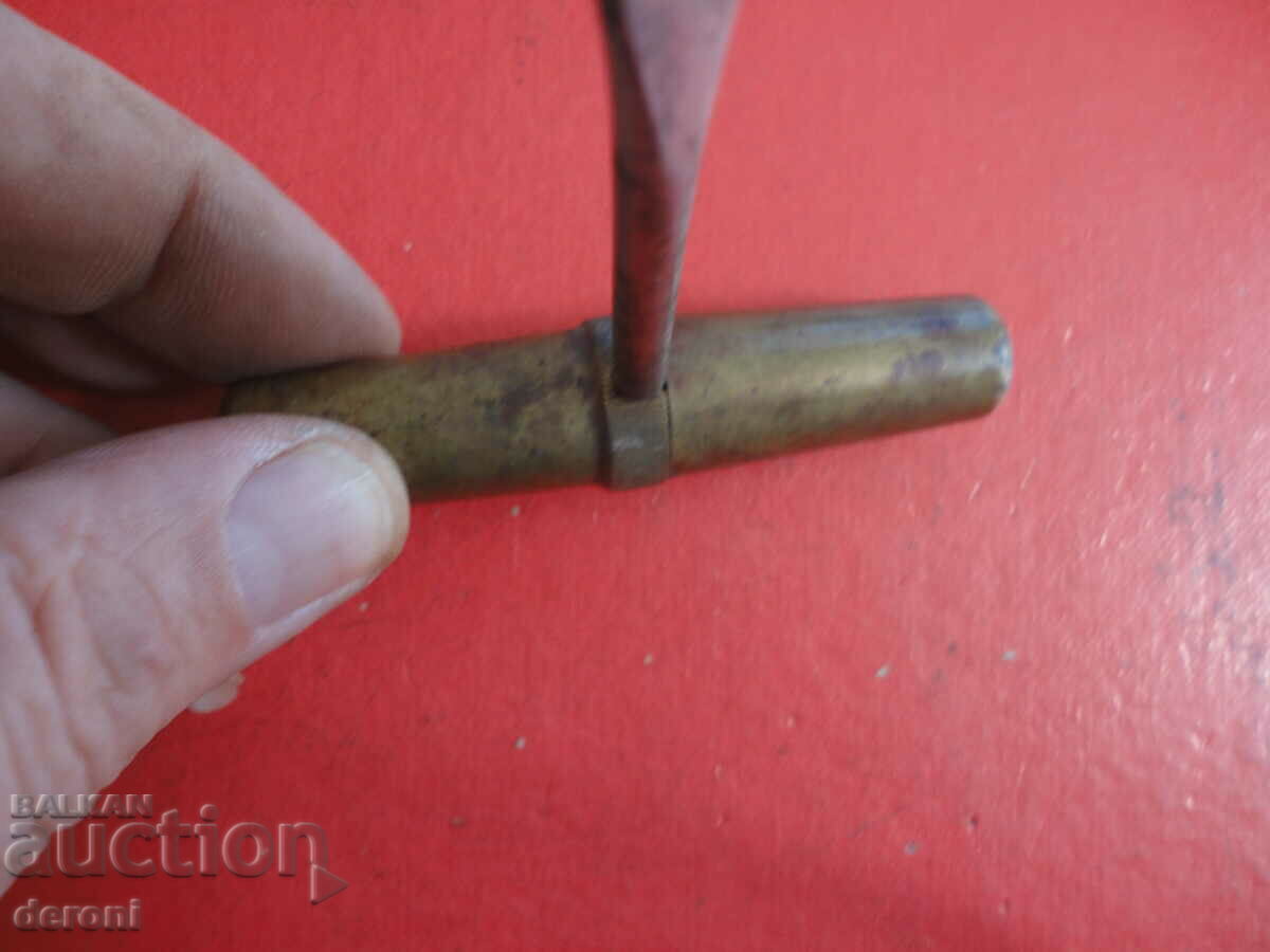 Vintage Army Bronze Zip Screwdriver - 5