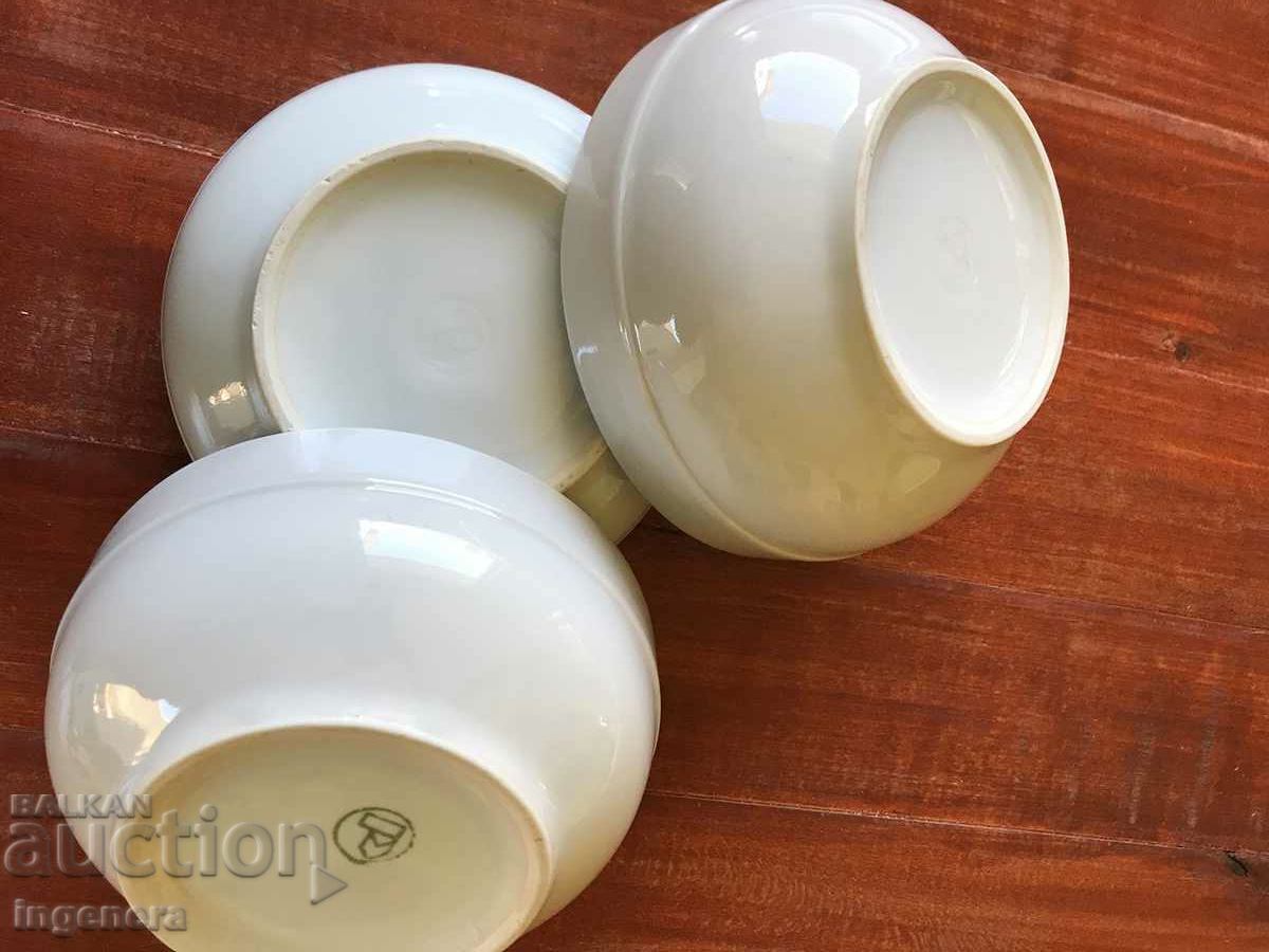BULGARIA PORCELAIN BOWL PANICA BOWL-3 PCS - 5 BULGARIA PORCELAIN BOWL PANICA BOWL-3 PCS - 5