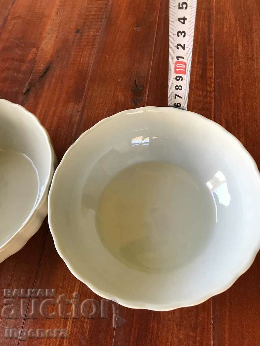 BULGARIA PORCELAIN BOWL, PAN, BOWL-2 PCS - 5 BULGARIA PORCELAIN BOWL, PAN, BOWL-2 PCS - 5