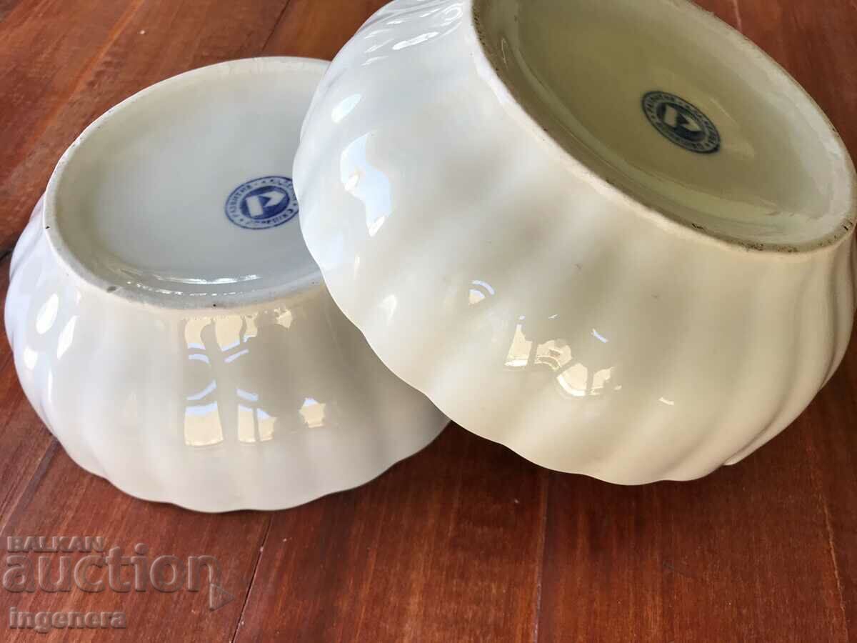 BULGARIA PORCELAIN BOWL, PAN, BOWL-2 PCS - 5 BULGARIA PORCELAIN BOWL, PAN, BOWL-2 PCS - 5
