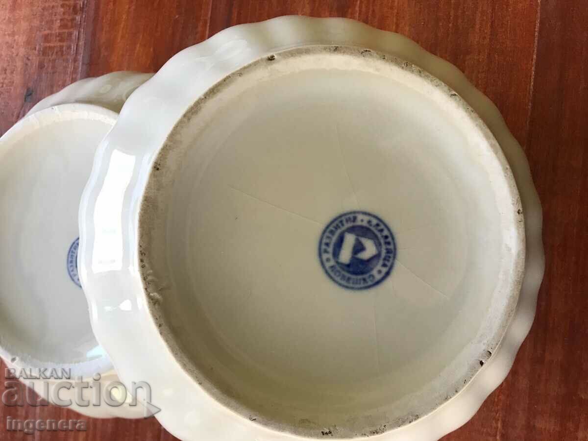 BULGARIA PORCELAIN BOWL, PAN, BOWL-2 PCS - 6 BULGARIA PORCELAIN BOWL, PAN, BOWL-2 PCS - 6